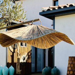 Suspension en rotin naturel - Topicina