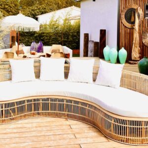 Canapé en Rotin naturel - BEBAS