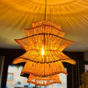 Suspension en rotin naturel - Candi