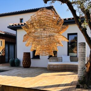 Suspension en rotin naturel - Anemone