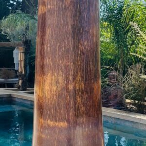 Pot de cocotier lisse naturel marron - Polos 1