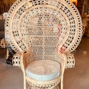 Fauteuil dentelle en Rotin - Raja