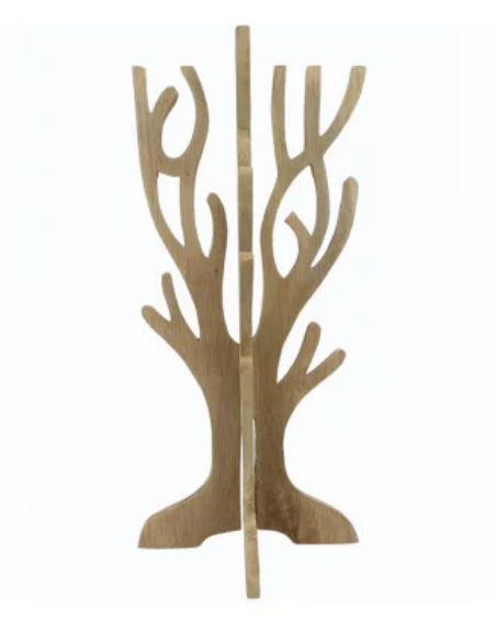 Arbre porte bijoux en bois d'albizia - ELISABETH