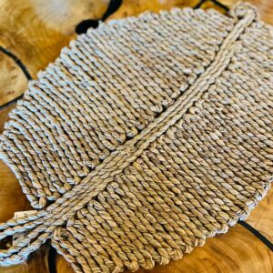 DECORATION MURALE EN CORDE NATURELE - RACUN