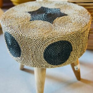 TABOURET EN TECK - SIKURT