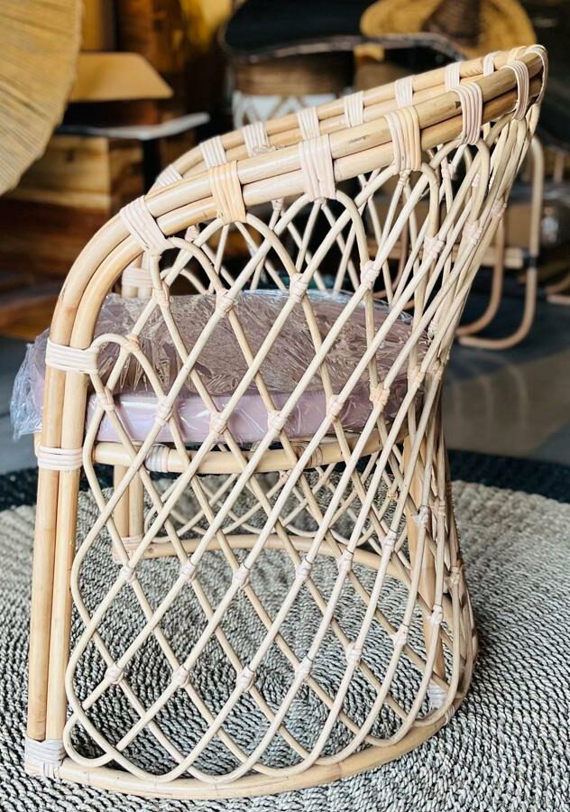 Chaise en Rotin de Bali | Artisanat Naturel & Tressé Main - EVIA – Image 3