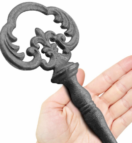 Grande clé décorative en fonte - PROVENANCE INDE - KEY