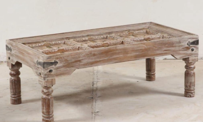 Table basse en bois massif. Provenance d'Inde - INDY – Image 2
