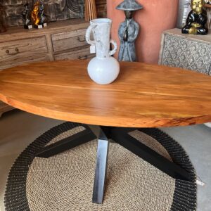 Table ovale en bois d'acacia - OVO