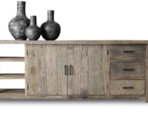 Buffet en bois de neem - TINA