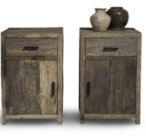 Table de chevet en bois de neem - UMBA