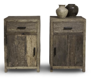 Table de chevet en bois de neem - UMBA
