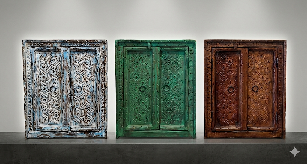 Volets décoratifs en bois sculpté - RINO