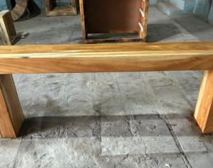 Console en bois massif - LONG