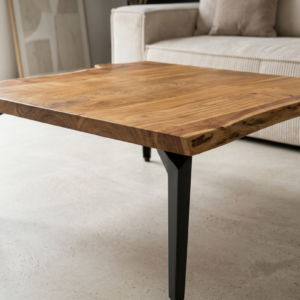 Table basse carrée en acacia massif 80X80 - CHRIS 10